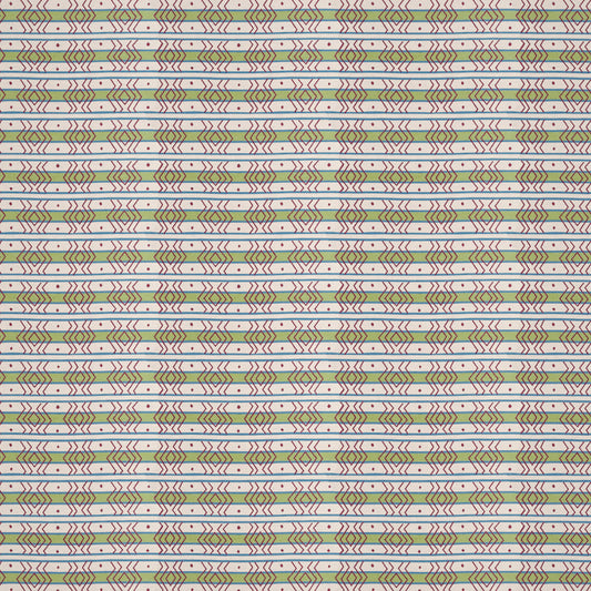 Azteca Stripe Leaf Fabric