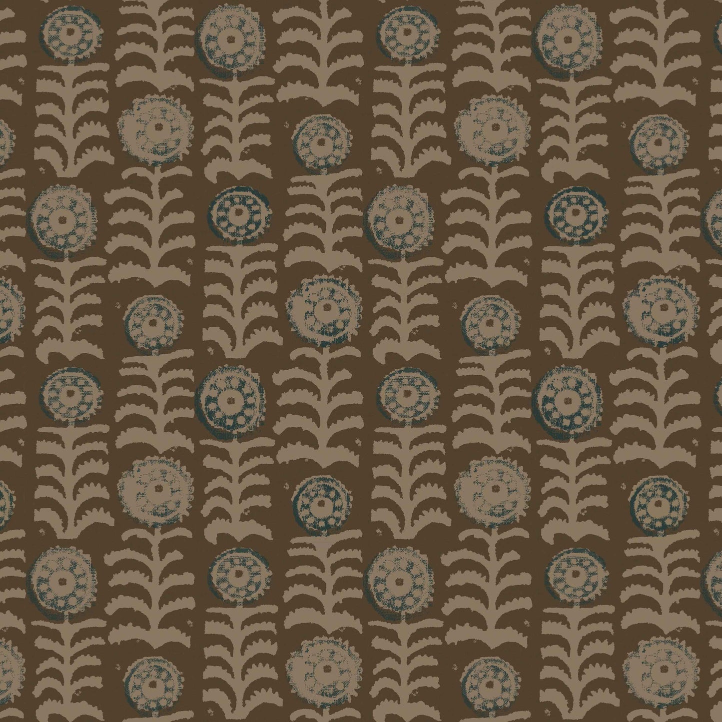 Killi Antique Chocolate Wide-Width Wallpaper Sample
