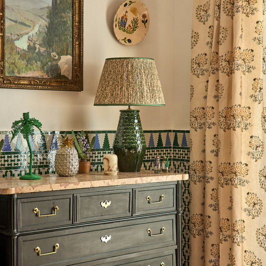 Green Comporta Ceramic Lamp Base