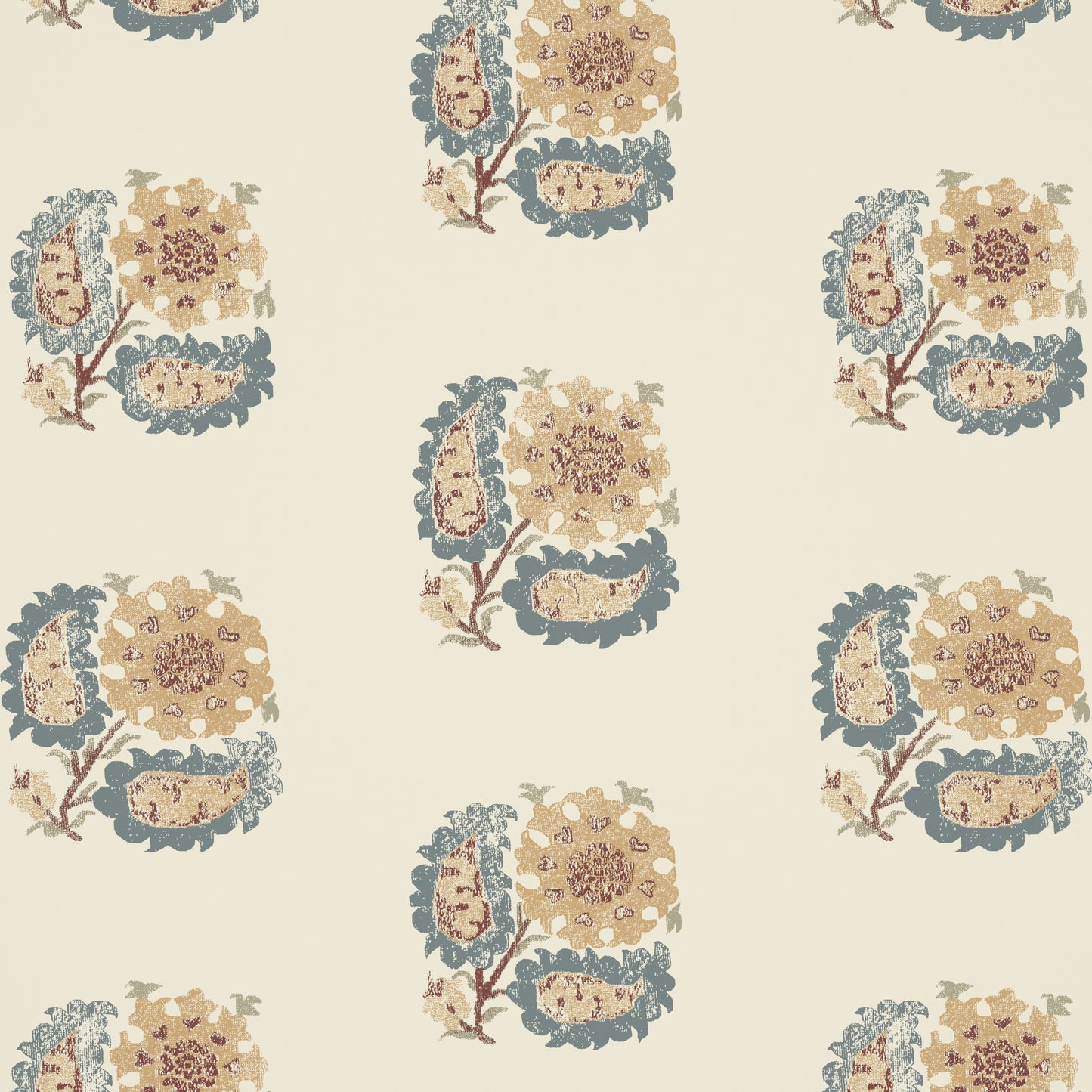 Helena Indigo Wallpaper Roll