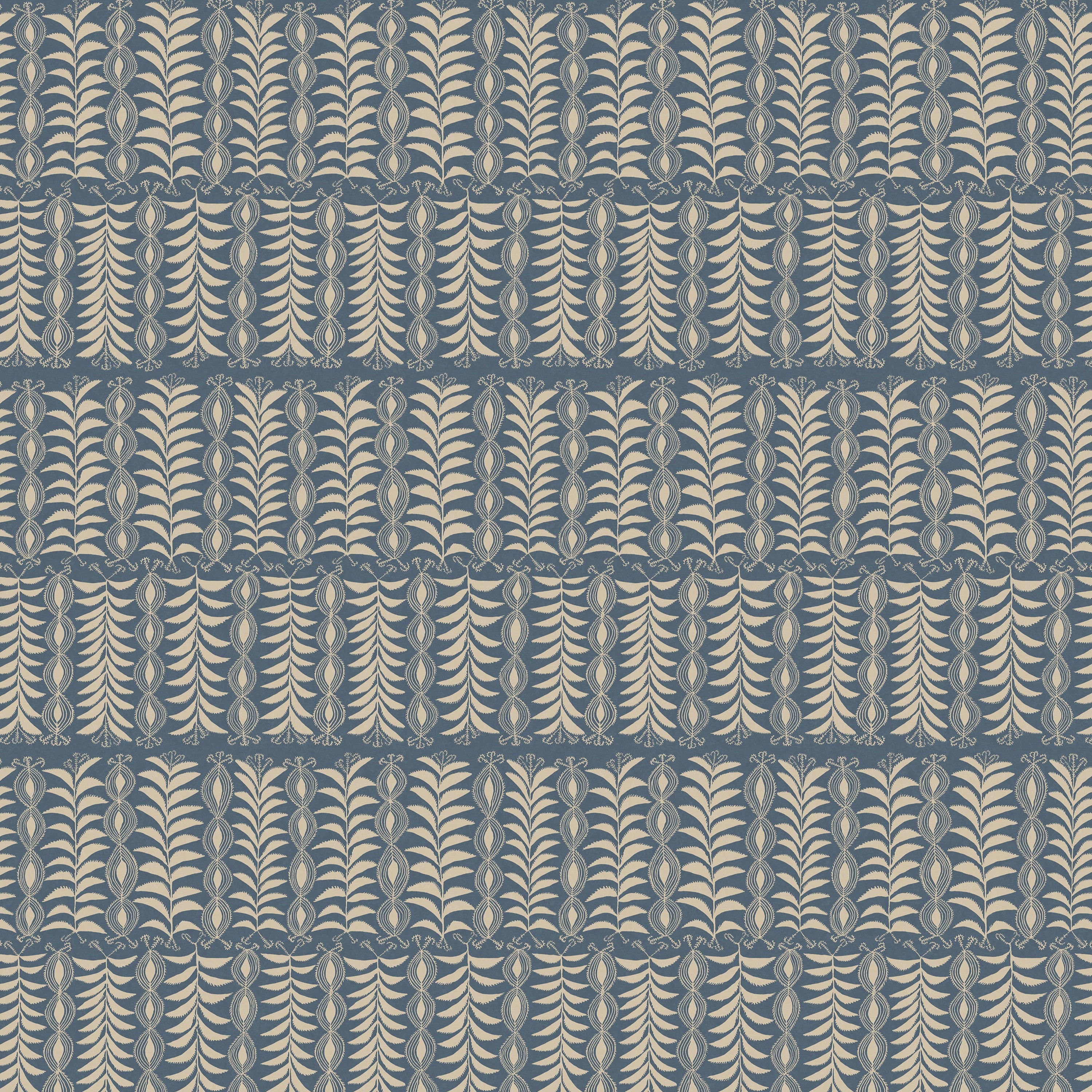 Little Zanzibar Indigo Fabric – Penny Morrison