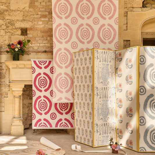Haveli Pink Wide-Width Wallpaper