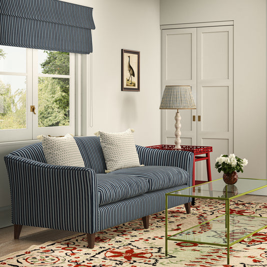 Meknes Stripe Midnight/Azure Fabric