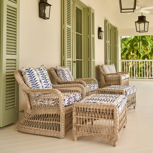 Zanzibar Performance Blue Fabric