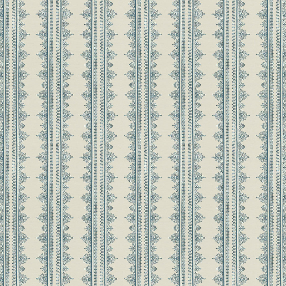 Alhambra Stripe Blue Sample – full width front