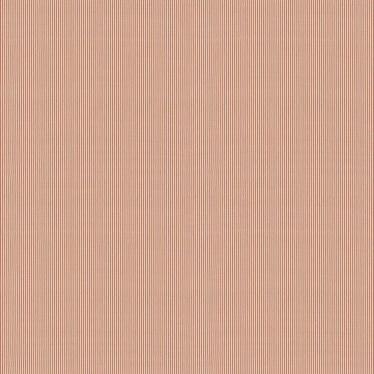 Petra Stripe Performance Terracotta Fabric Sample — full width