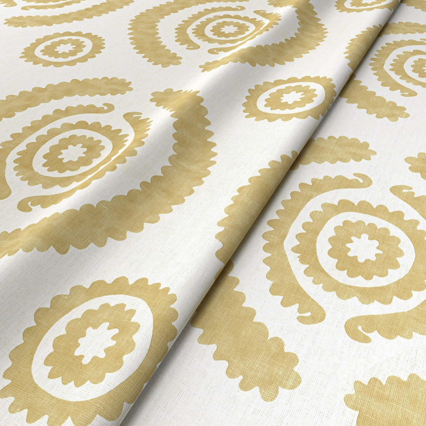 Haveli Yellow Fabric