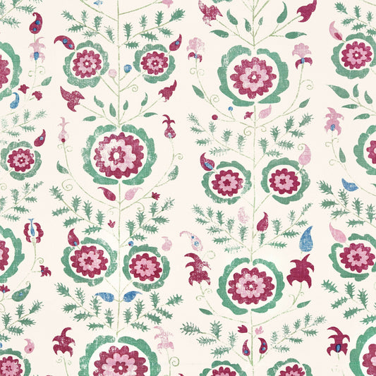 Simla Pink/Green Fabric