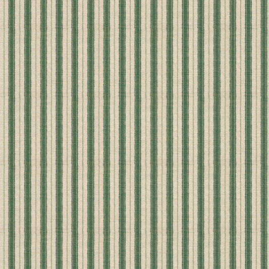 Sketched Stripe Green Fabric