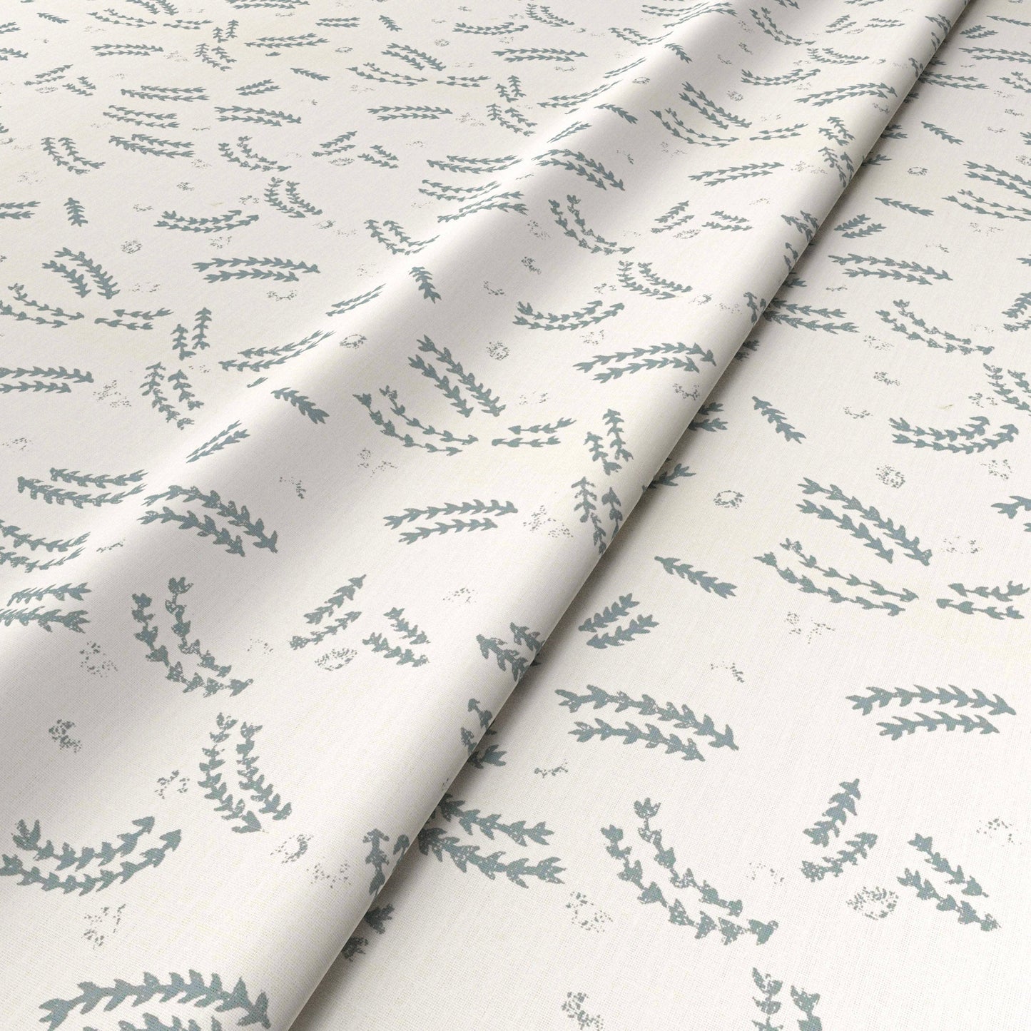 Pasha Sprig Blue Fabric