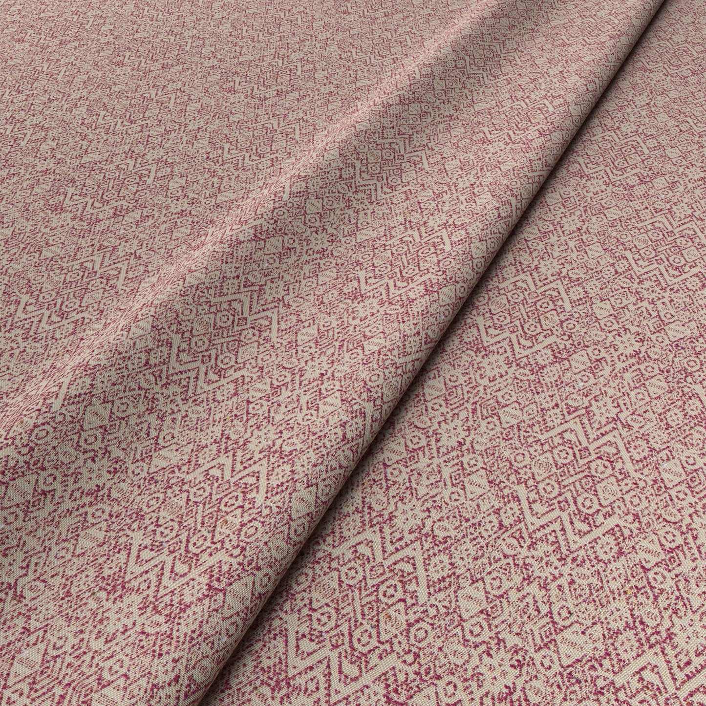 Diamond Ethnic Pink Fabric