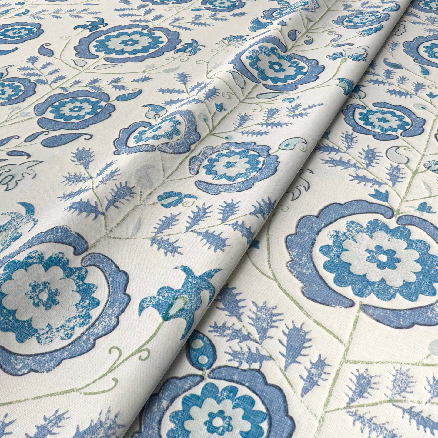 Simla Blue Fabric