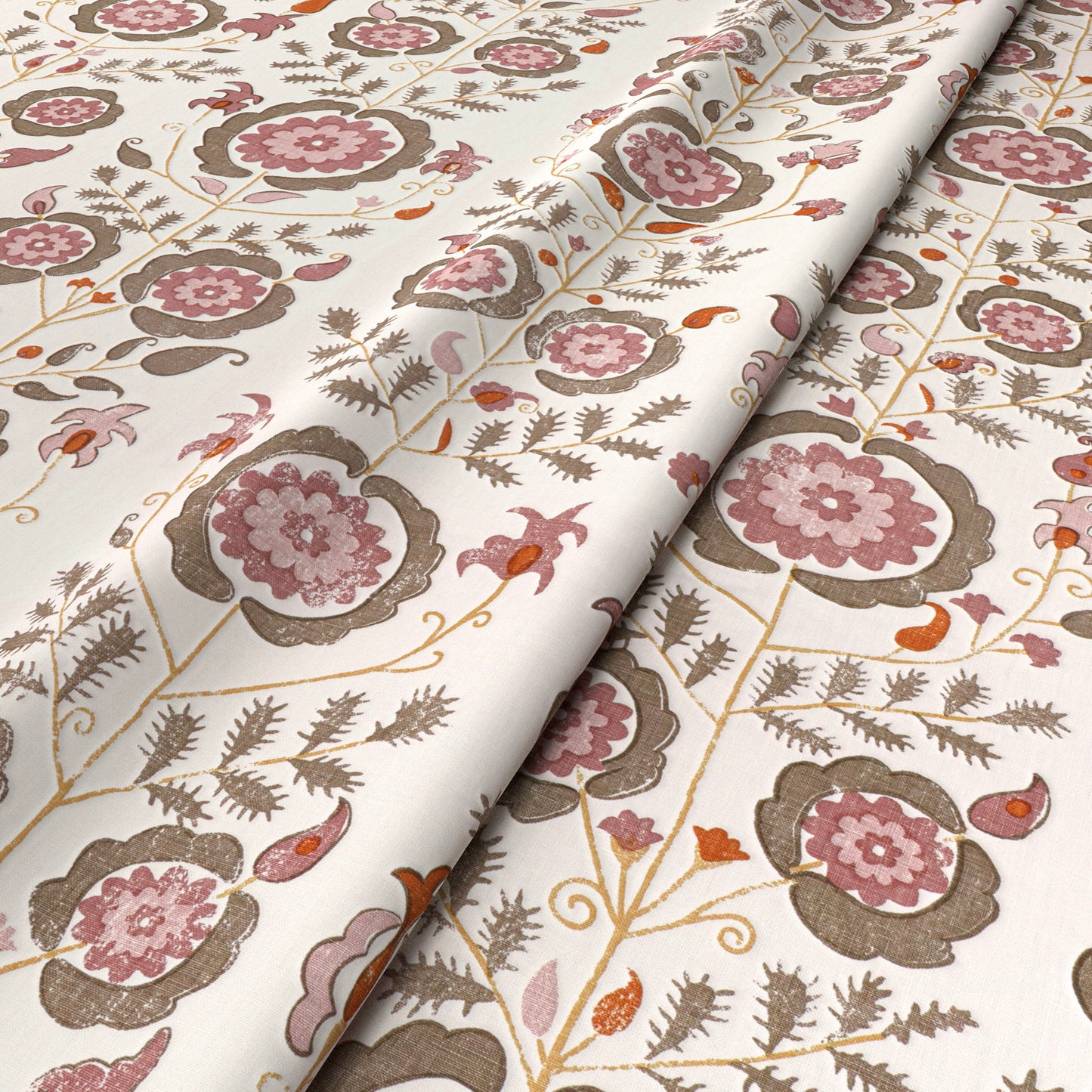 Simla Brown/Pink Fabric