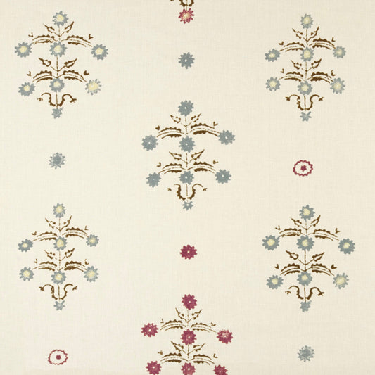 Yasmina Red/Blue Fabric