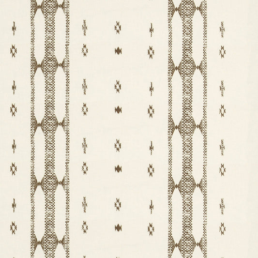 Indira Stripe Chocolate Fabric