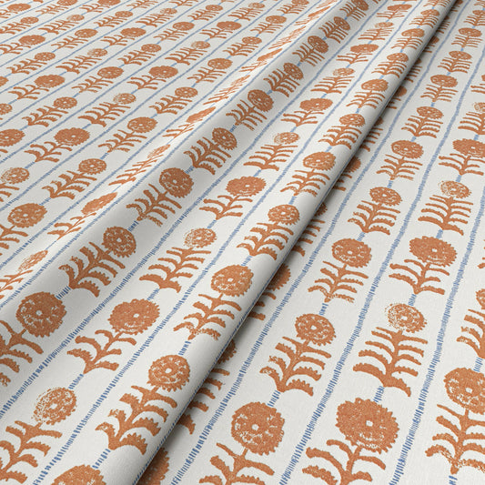 Killi Stripe Orange Fabric