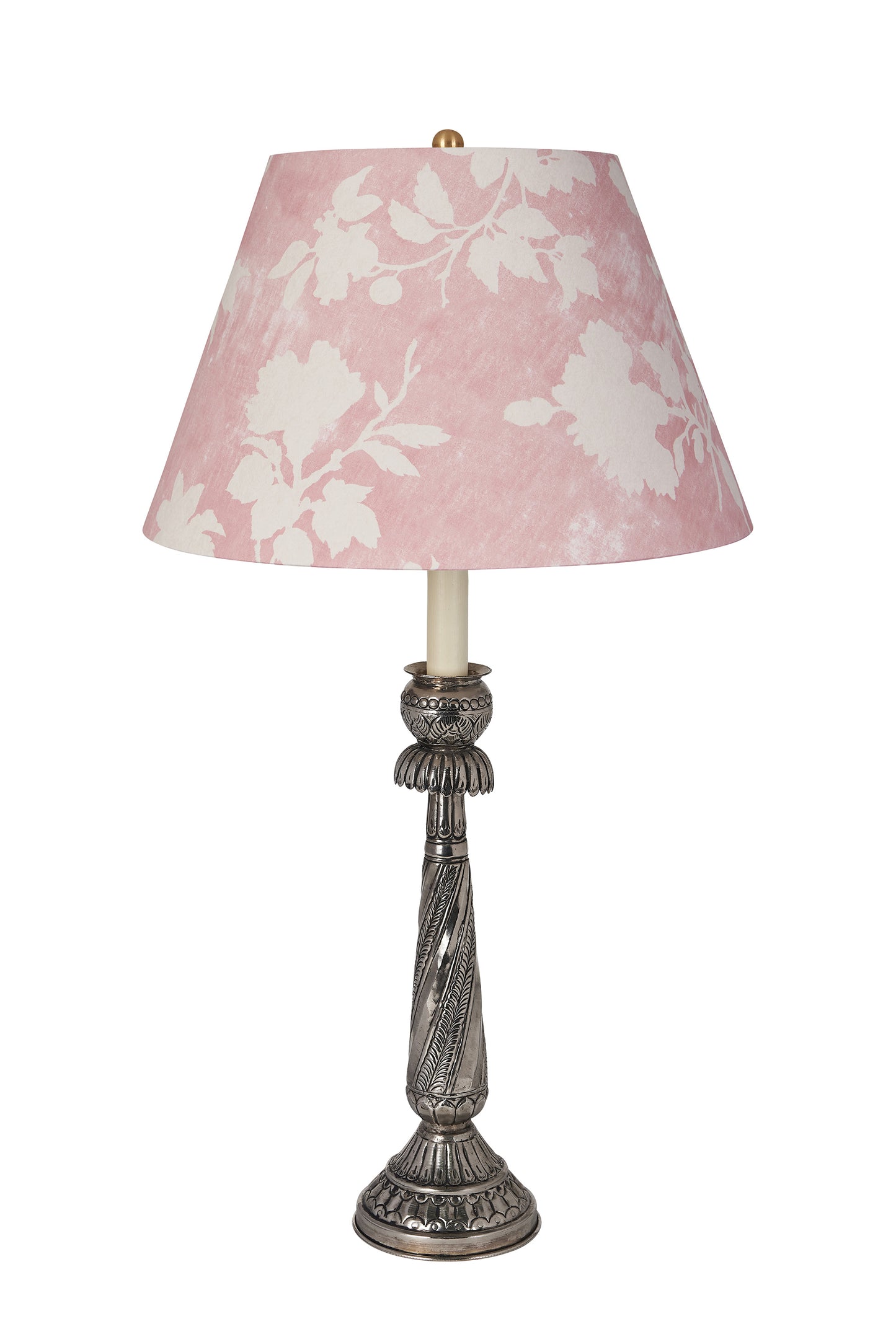 Flowerberry Pink Laminated Pembroke Lampshade