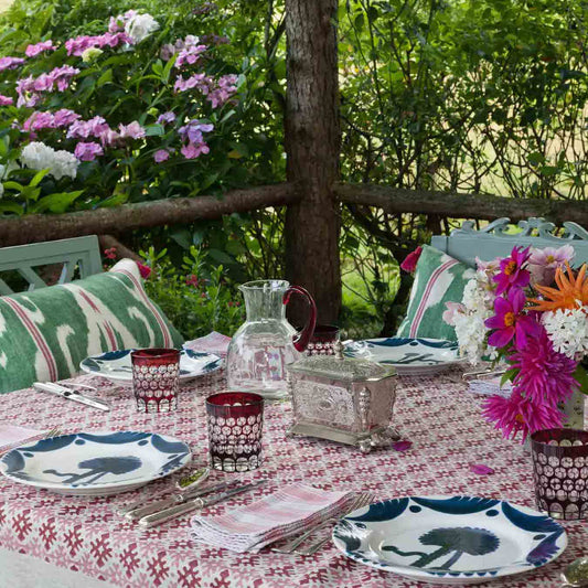 Hemant Pink/Red Fabric
