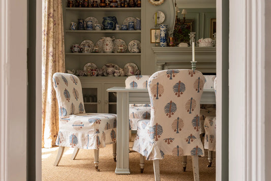 Dining Room Inspiration: Linens and Upholstery