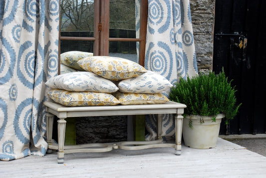 Window Seat Inspiration: Upholstery and Curtains