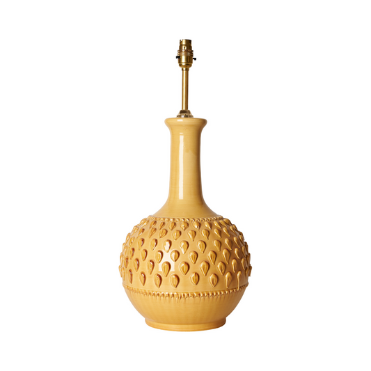 Amara Mustard Lamp Base