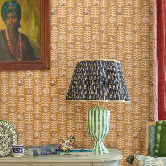 Killi Antique Yellow Wide-Width Wallpaper