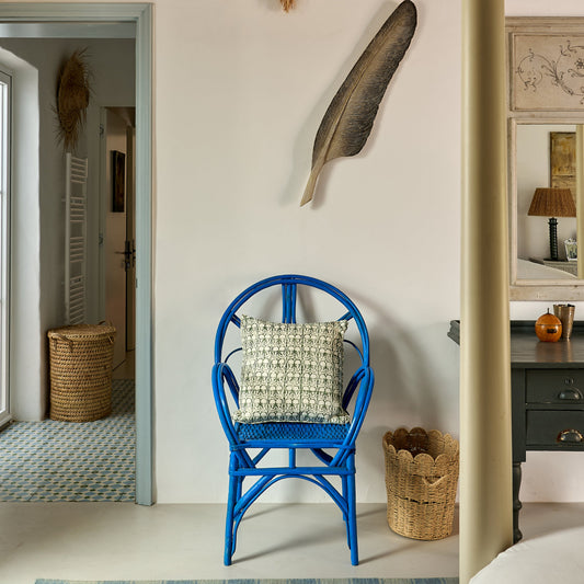 Ashok Green Performance/Outdoor Square Cushion