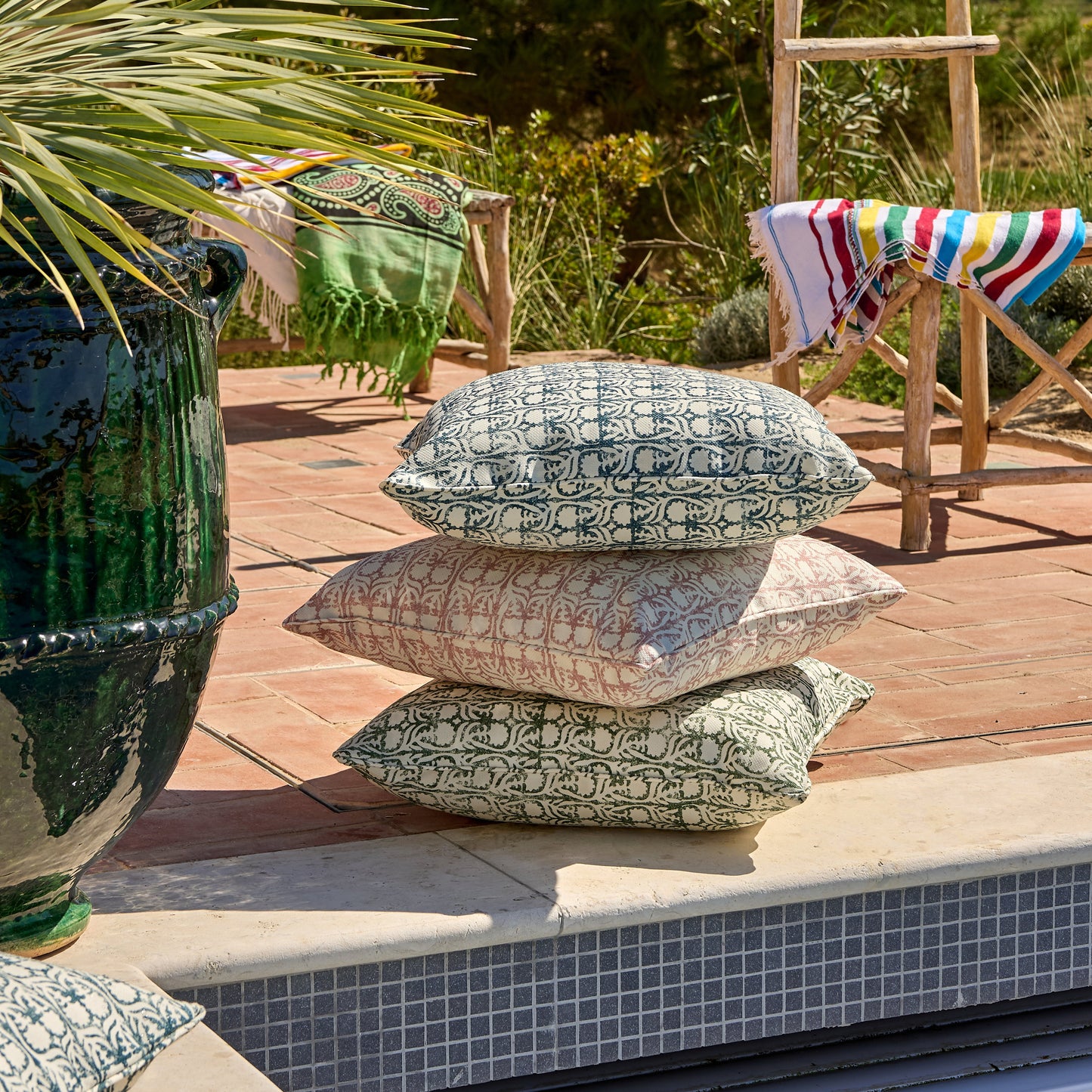 Ashok Petrol Performance/Outdoor Square Cushion