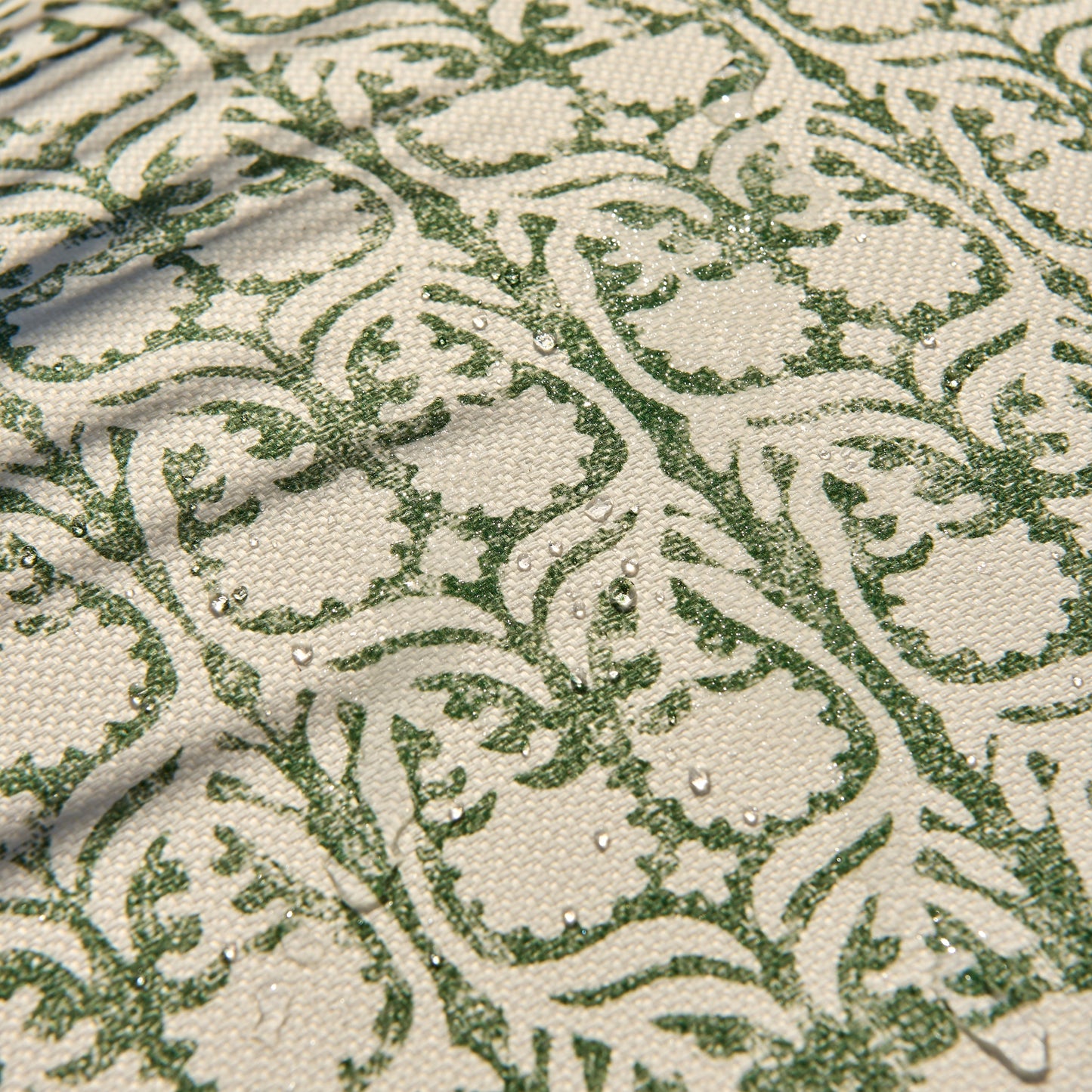Ashok Green Performance/Outdoor Square Cushion