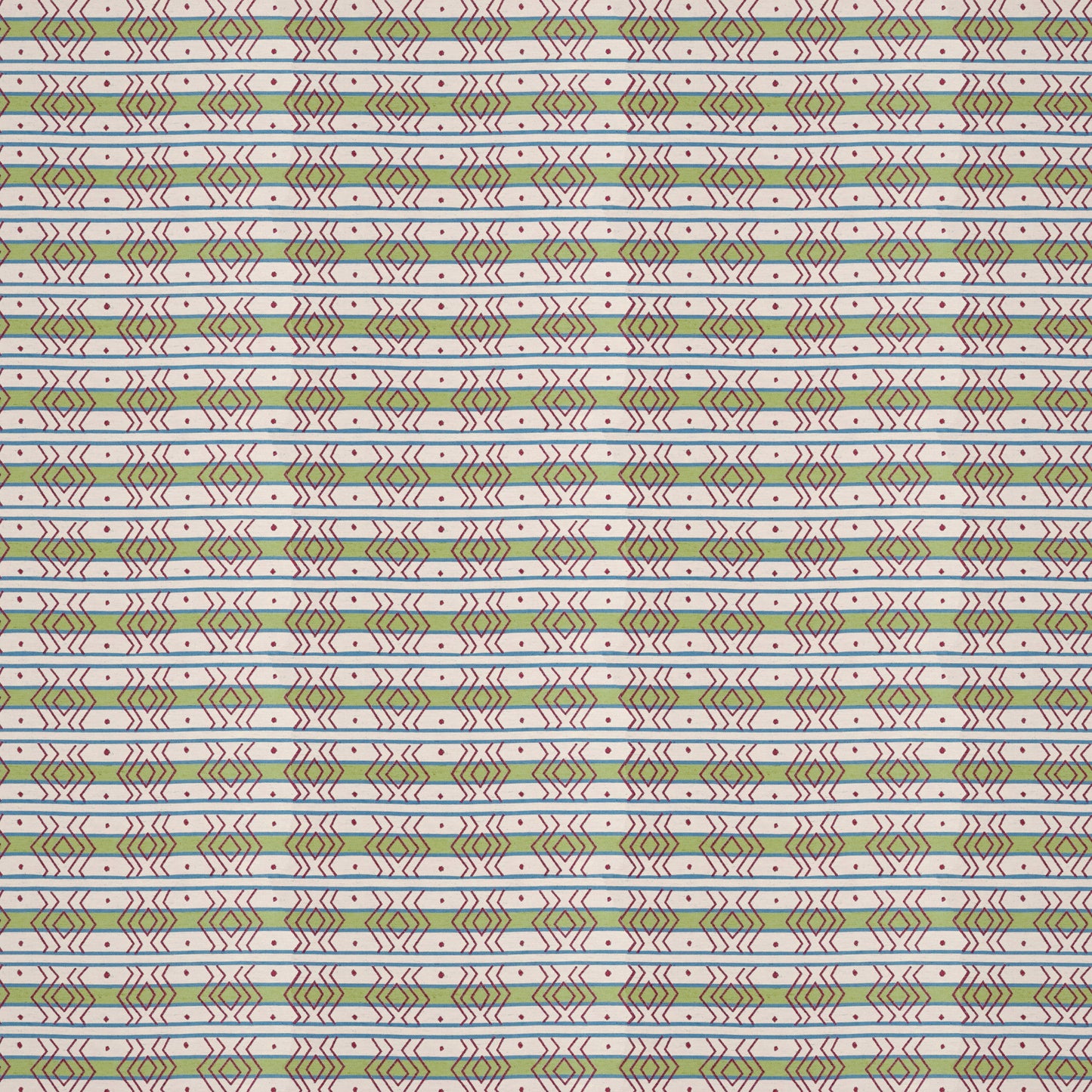 Azteca Stripe Leaf Fabric