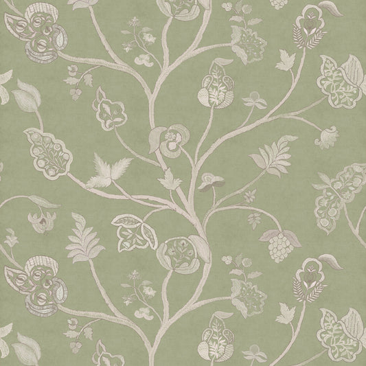 Little Begum Garden Green Wallpaper Roll
