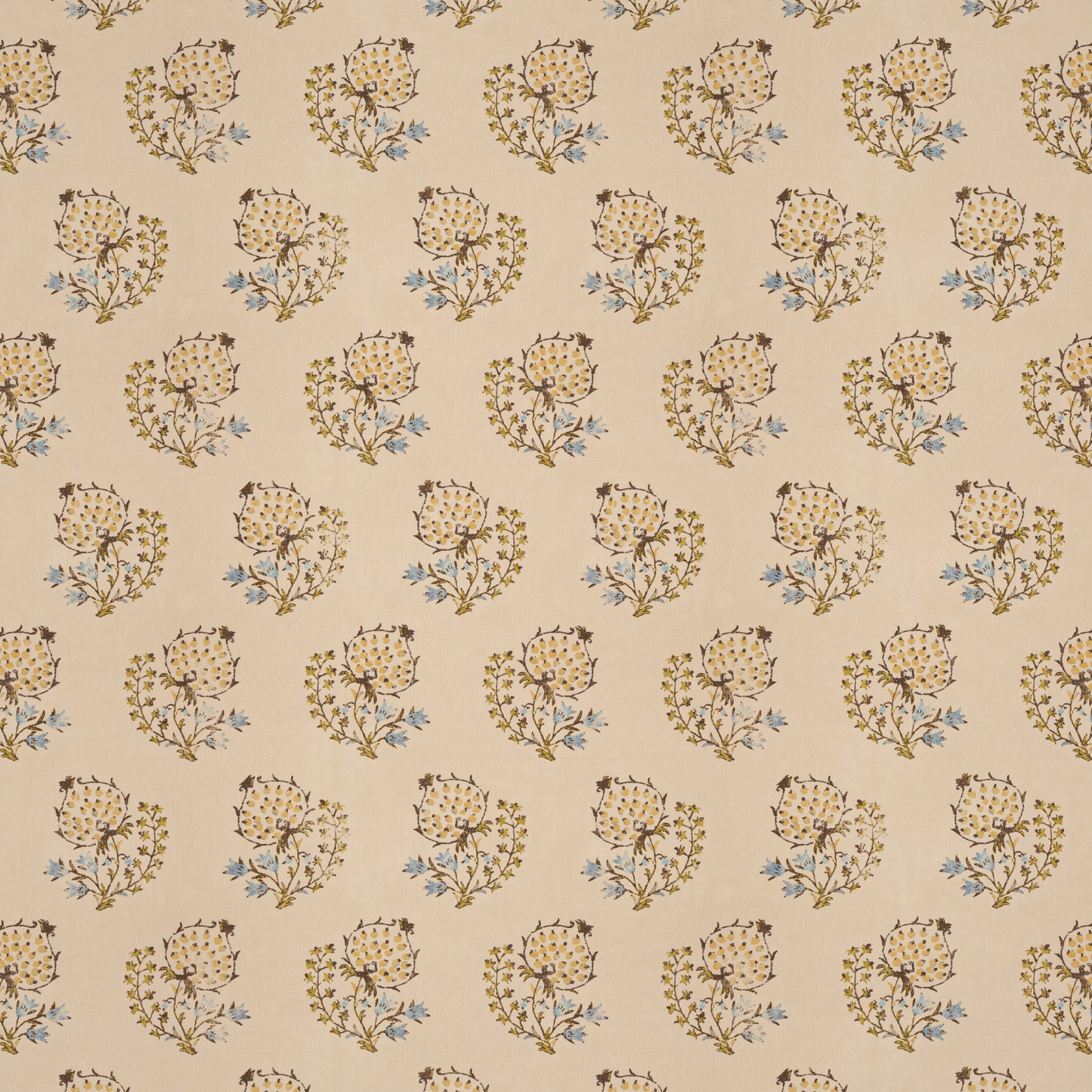 Calista Blue/Yellow Fabric