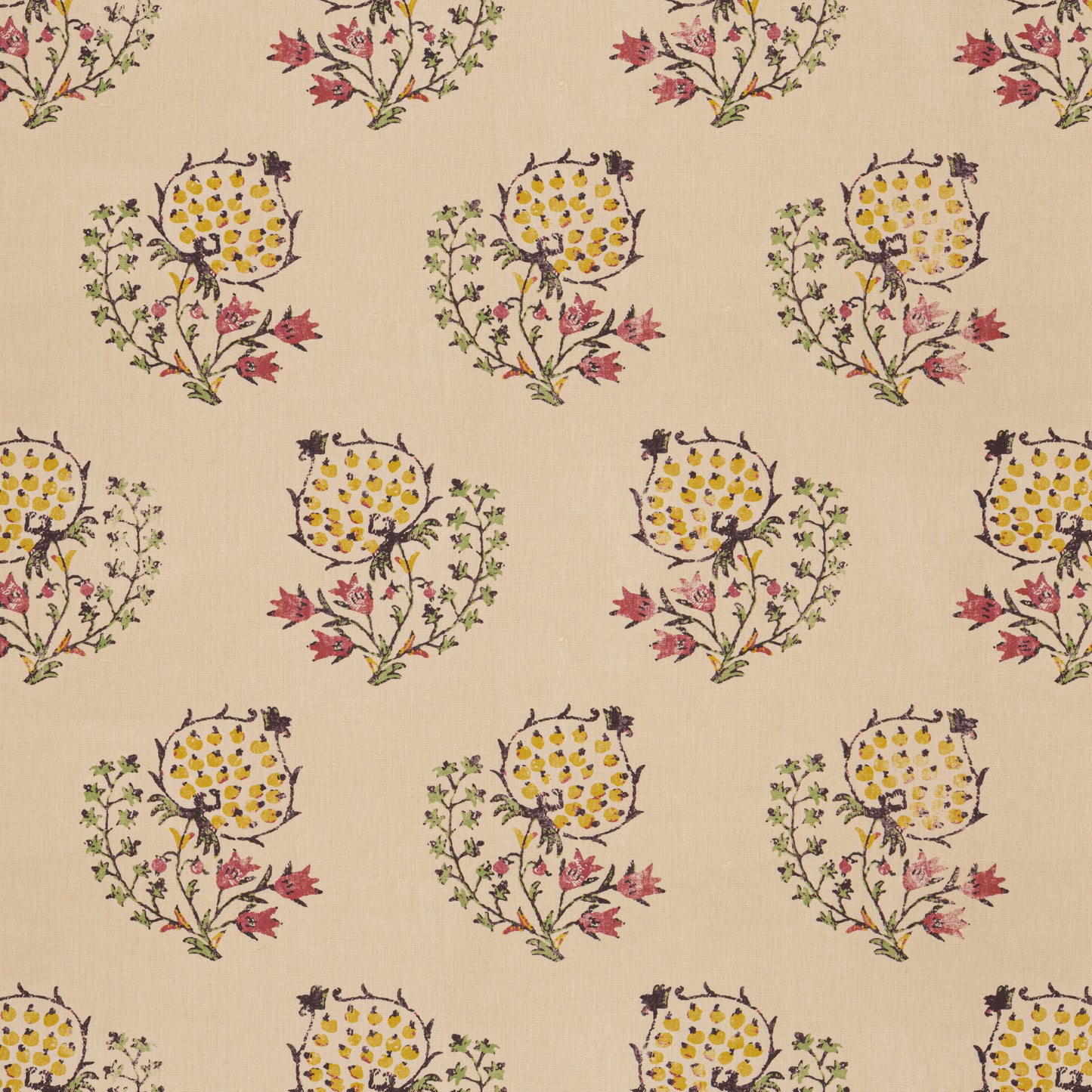 Calista Pink/Green Fabric