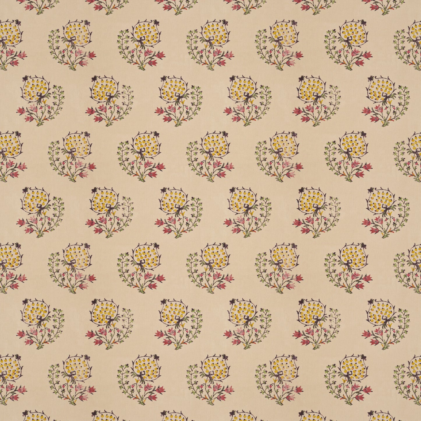 Calista Pink/Green Fabric