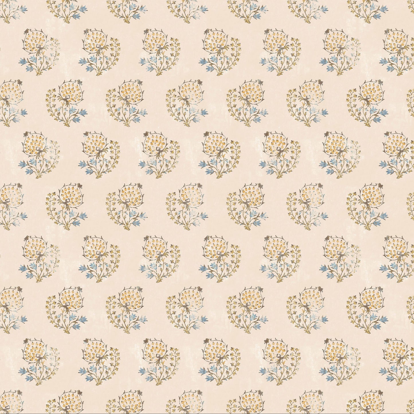 Calista Blue/Yellow Wide-Width Wallpaper