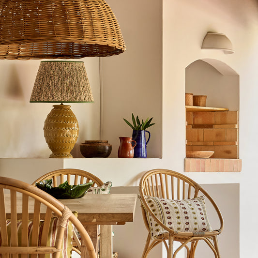 Mustard Tamera Ceramic Lamp Base