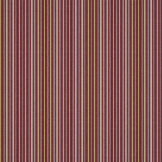 Meknes Stripe Cranberry/Old Gold Fabric