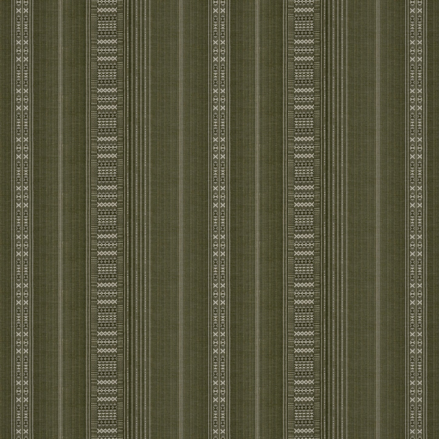 Ethnic Stripe Kiwi Fabric