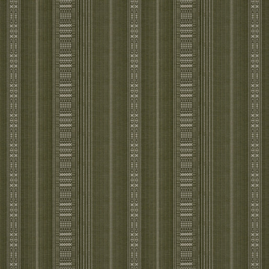 Ethnic Stripe Kiwi Fabric