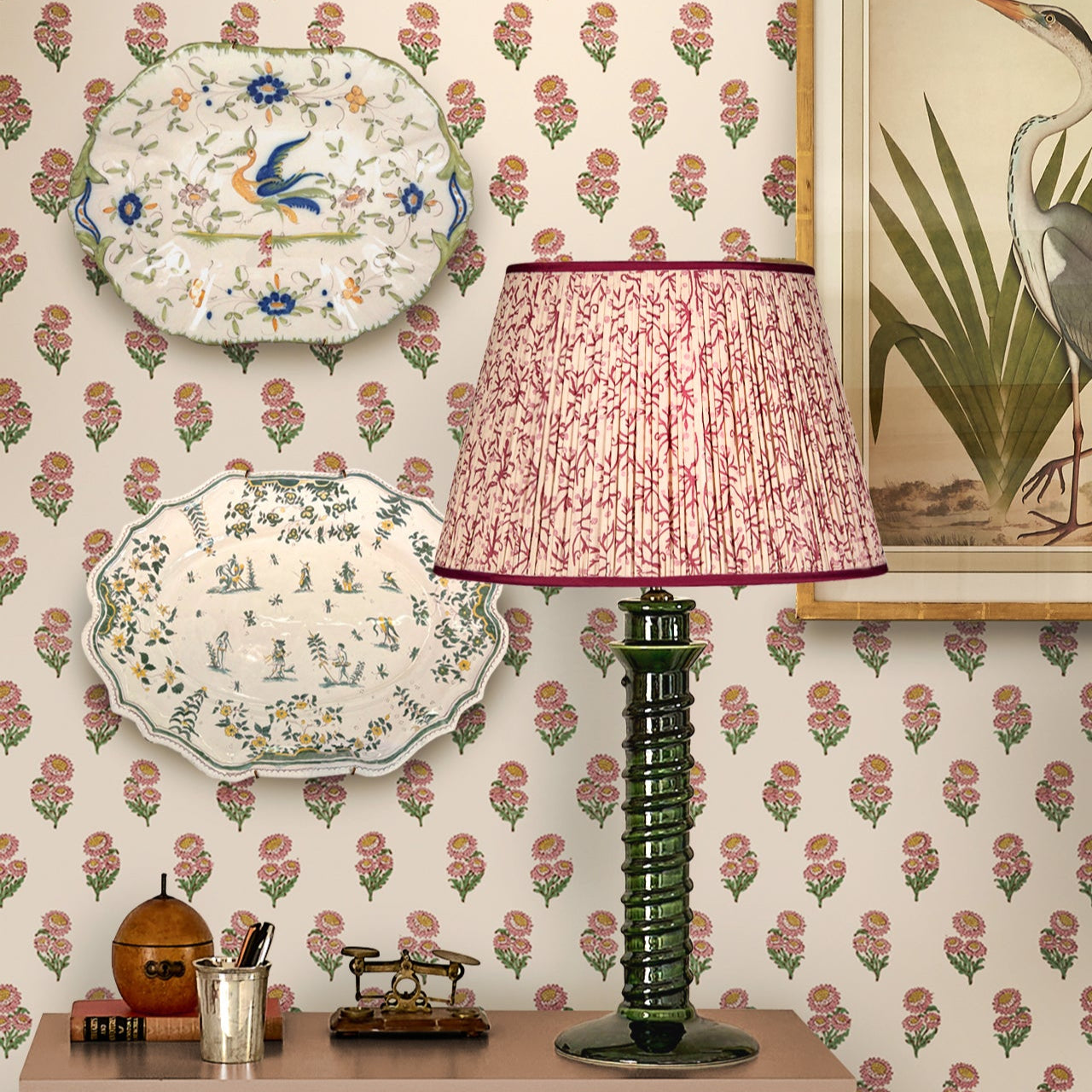 Posy Flower Original Wide-Width Wallpaper