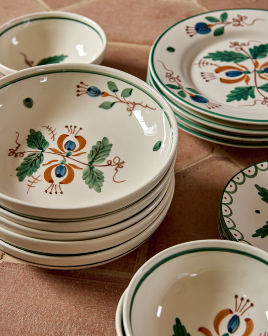 Floresta Ceramic Shallow Bowl