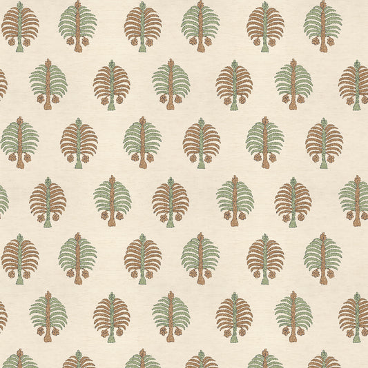 Gobi Garden Green Grasscloth Roll
