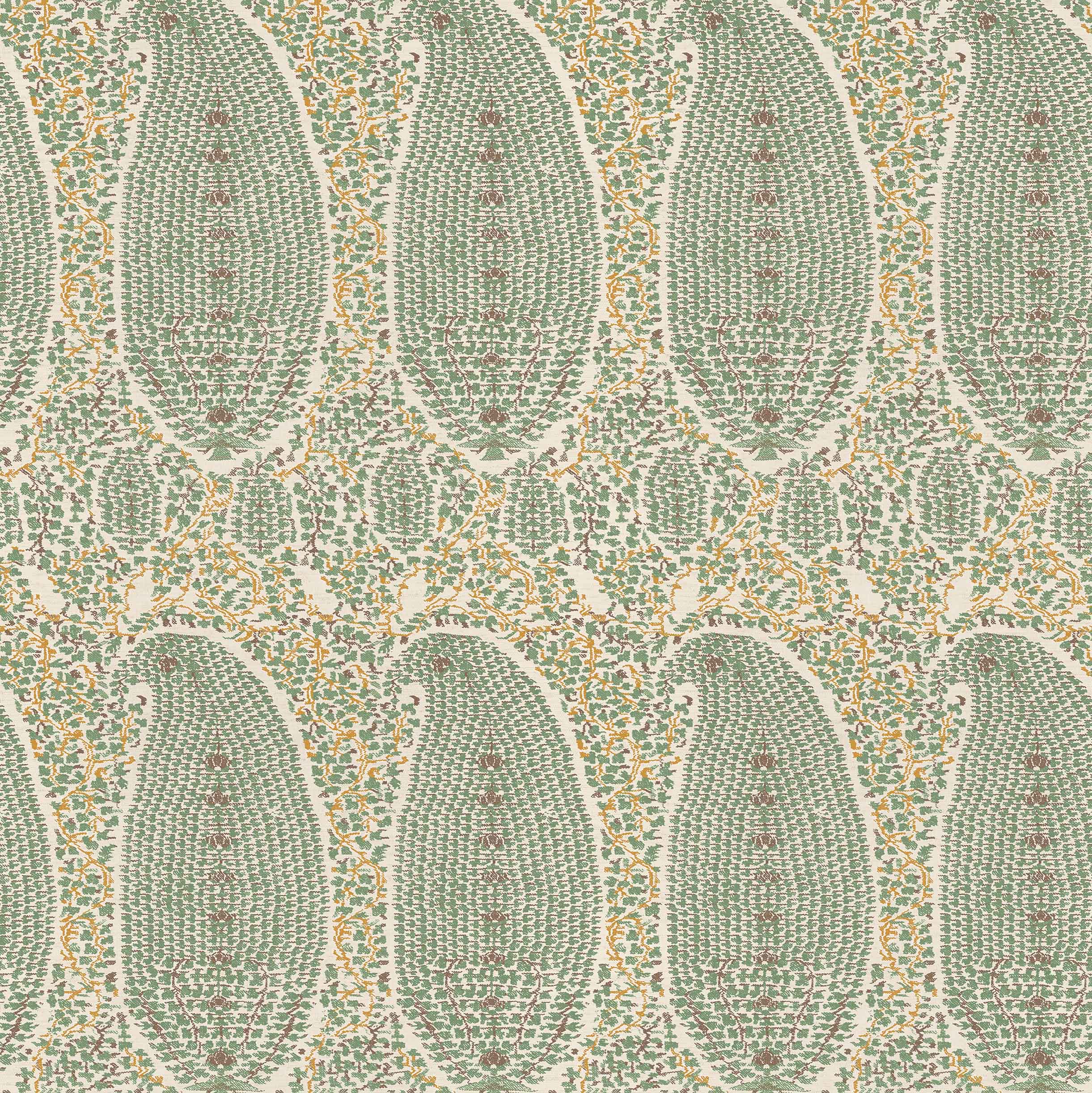 Jamawar Garden Green Grasscloth Roll – Penny Morrison