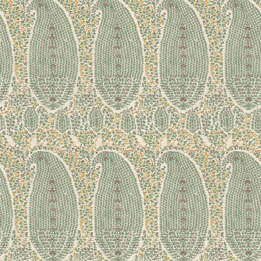 Jamawar Garden Green Grasscloth Roll