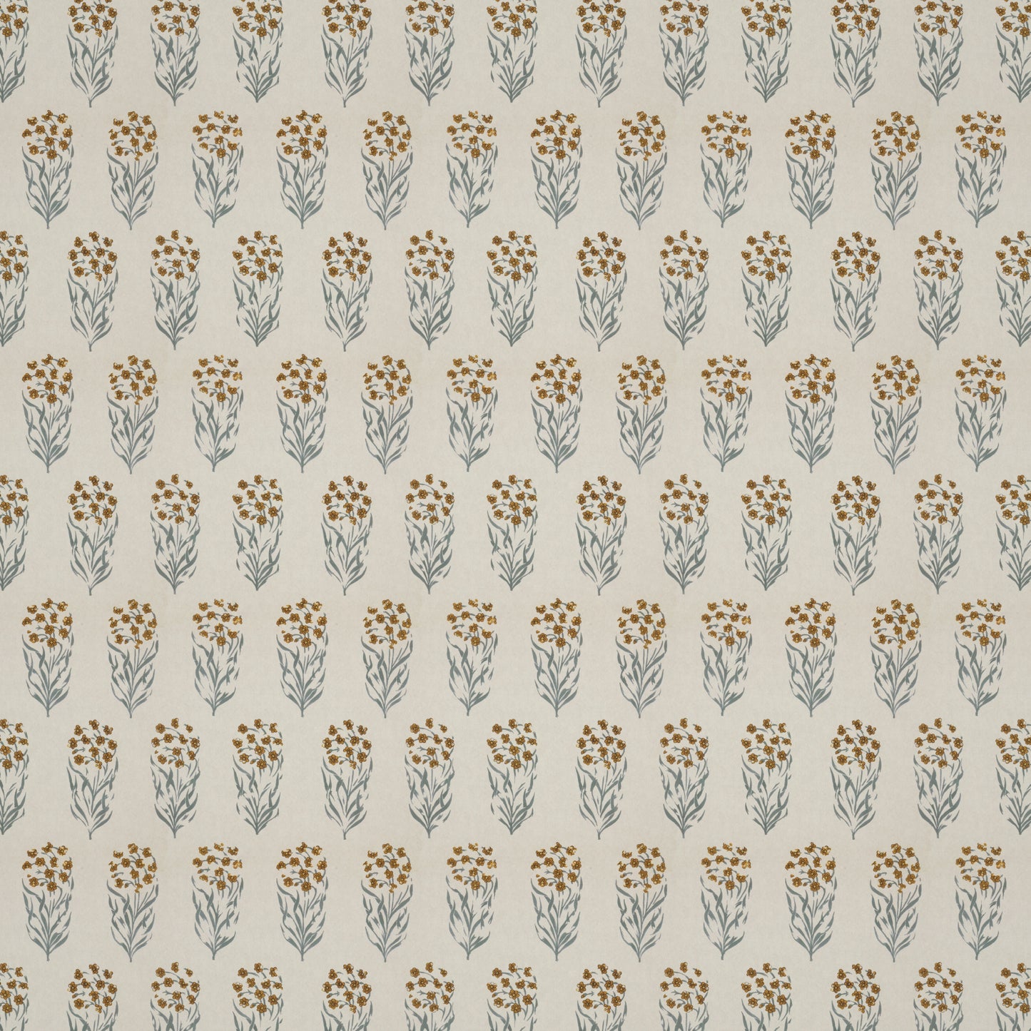 Kalindi Blue Yellow Wide-Width Wallpaper