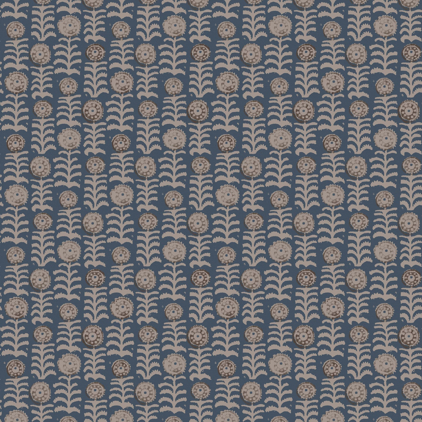 Killi Antique Blue Wide-Width Wallpaper