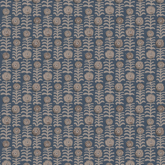 Killi Antique Blue Wide-Width Wallpaper