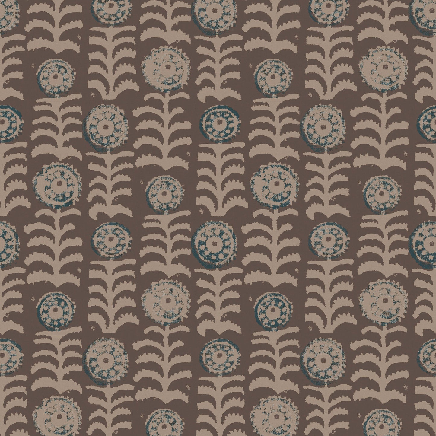 Killi Antique Chocolate Wide-Width Wallpaper