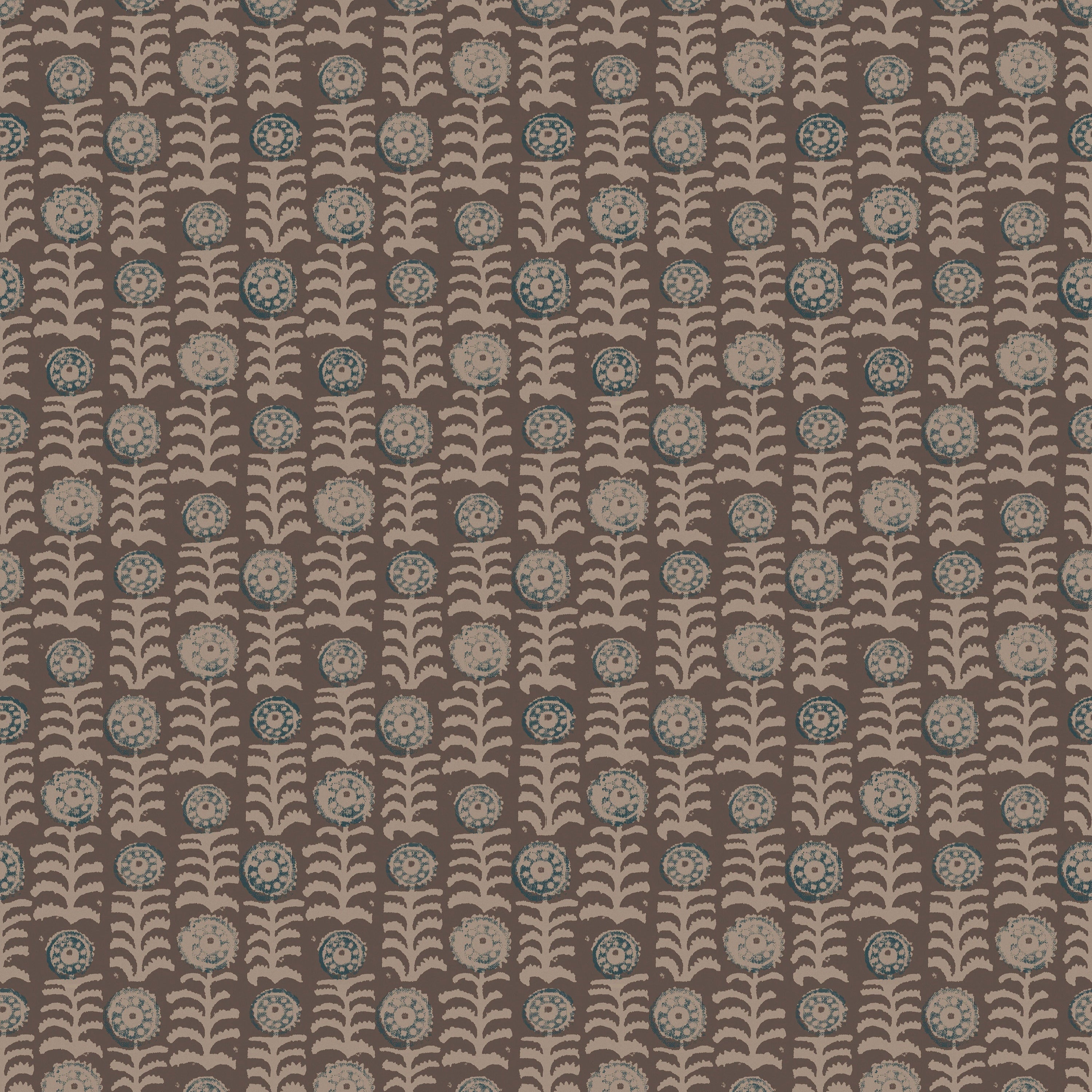 Killi Antique Chocolate Wide-Width Wallpaper – Penny Morrison