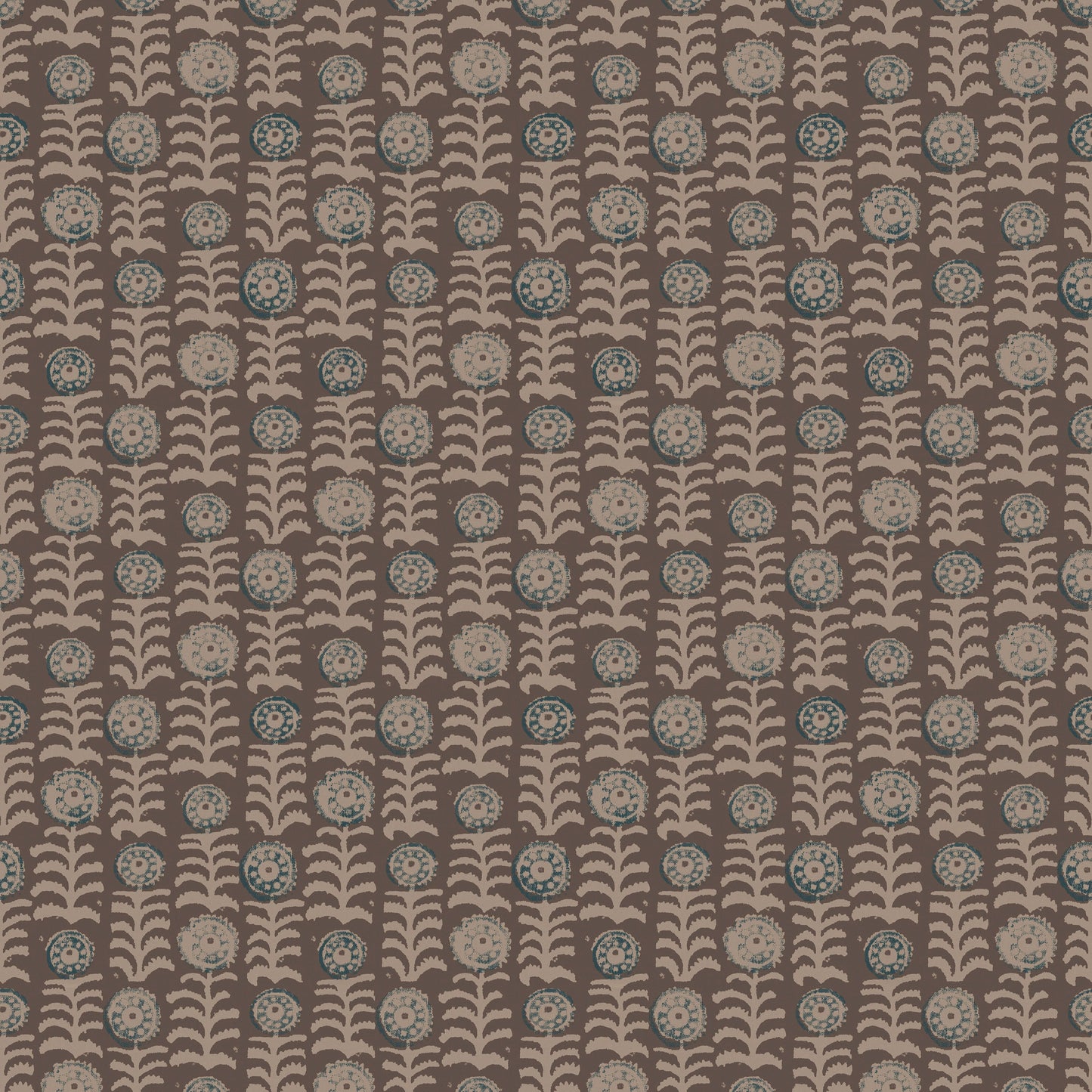 Killi Antique Chocolate Wide-Width Wallpaper